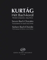 Kurtag G. Bach Chorales Piano 4 Mains | Nouveau au catalogue
