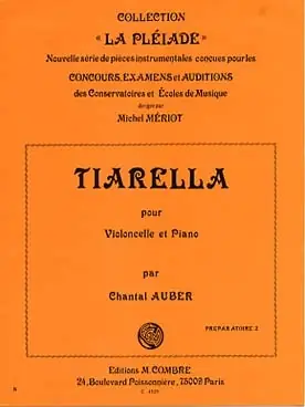 Auber C. Tiarella Violoncelle | Tout juste arrivé