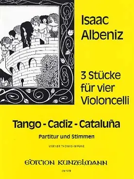 Albeniz I. 3 Stucke Violoncelles | Fin de série