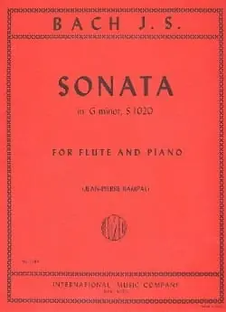 Bach J.s. Sonate G Moll Flute | Prix avantageux