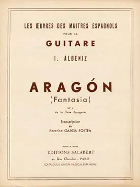 Albeniz I. Aragon Guitare | Promo exceptionnelle