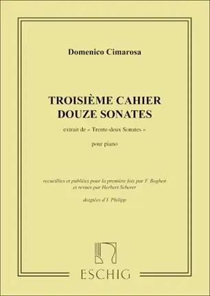 Coup de cœur des clients - Cimarosa D. 32 Sonates Vol 3 Piano