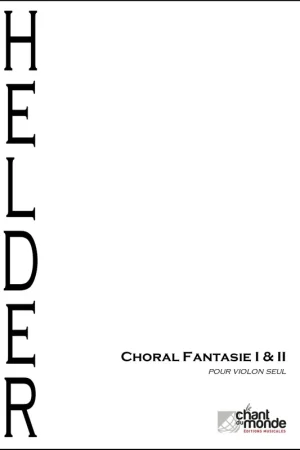 Helder M. Chorale Fantaisie I et II Violon Solo - Livraison express