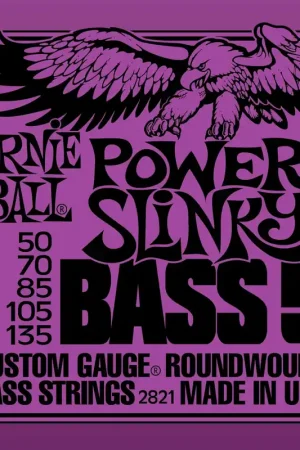 Jeu de Cordes Basse Ernie Ball 2831 Power Slinky Bass 50-135 - Soldes