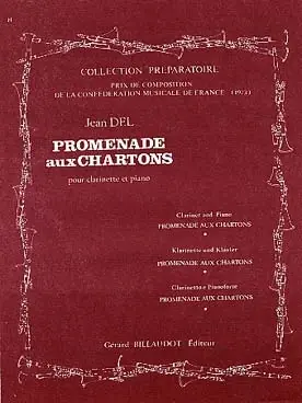 Aujourd'hui seulement - Del J. Promenade Aux Chartons Clarinette