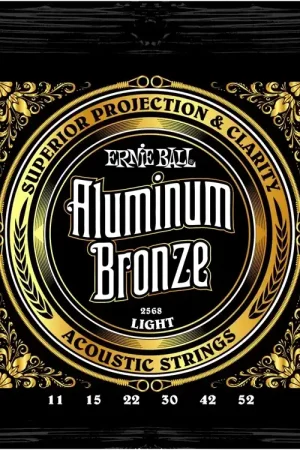 Nouveau au catalogue - Jeu de Cordes Ernie Ball 2568 Aluminium Bronze 11-58