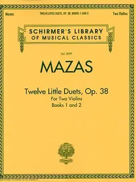 Ajoutez au panier | Mazas Twelve Little Duets OP 38 2 Violons