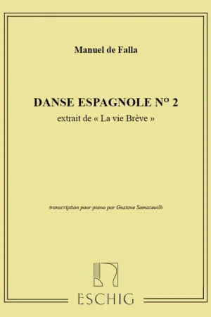 de Falla M. Danse Espagnole N°2 Piano | Direct fabricant