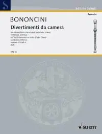 Affaire à saisir - Bononcini G.b. Divertimenti DA Camera Vol 4 Flute A Bec Soprano OU Flute OU Violon OU Hautbois