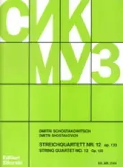 Chostakovitch D. Quatuor A Cordes N°12 OP 133 - Très populaire
