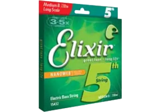 Très bien noté | Corde Basse Electrique Elixir Nanoweb 130 REF:15432