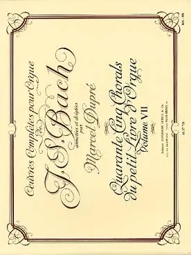 Bach J.s. Oeuvres Completes Pour Orgue Vol 7 - Plébiscité par les clients