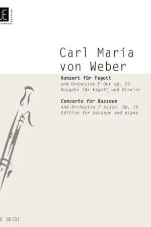 Achetez dès aujourd'hui - Weber C.m. Concerto FA Majeur Basson-2