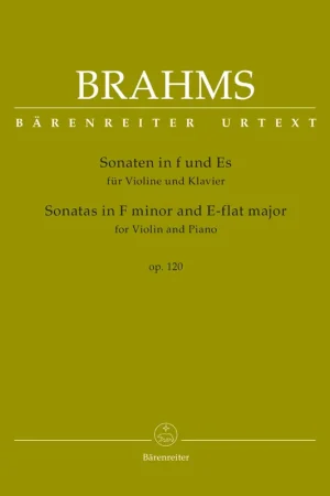 Brahms J. Sonates OP 120 Violon | Prix mini