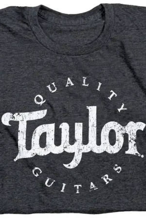 T-Shirt Taylor Aged Logo DK Gry Taille L - Prix doux
