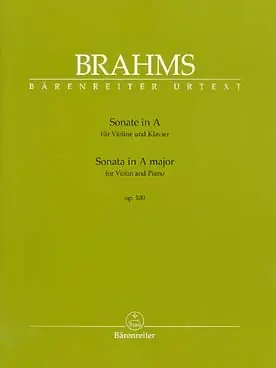 Brahms J. Sonate N°2 OP 100 Violon | Premium