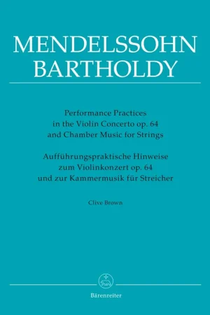 Commandez dès aujourd'hui | Mendelssohn F. Performance Practices Violon