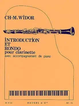 Excellente qualité - Widor C.m. Introduction et Rondo Clarinette