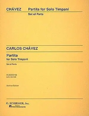 Chavez C. Partita For Solo Timpani | Qualité professionnelle
