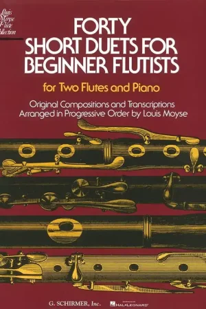Prix bas - Moyse L. Forty Short Duets For Beginner Flutes