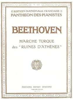 Beethoven L.v. Marche Turque Des Ruines D'athenes Piano | Direct fabricant