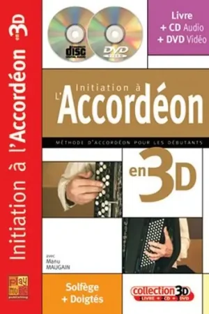 Stock limité - Maugain M. Initiation A L'accordeon en 3D
