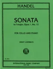 Incontournable | Haendel G.f. Sonate FA Majeur Violoncelle