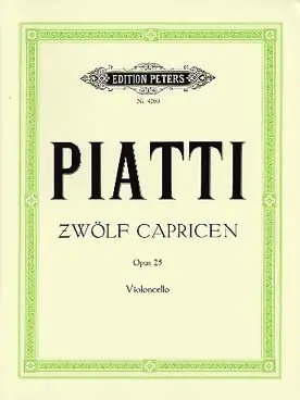 Bon prix - Piatti A. Caprices OP 25 Violoncelles Solo-1