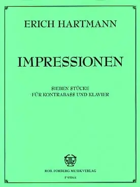 Hartmann E. Impressionen Contrebasse | Retour gratuit