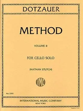 Dotzauer Methode Vol 2 Violoncelle - Prix malin