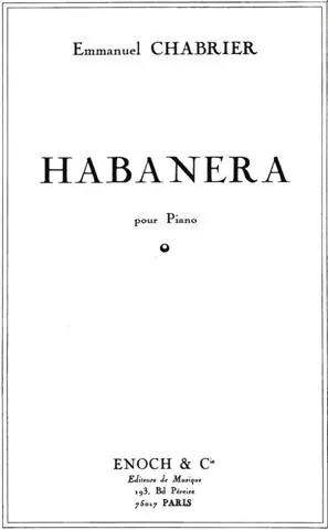 Super prix - Chabrier E. Habanera Piano-1