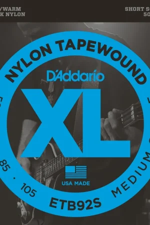 Prix avantageux - Jeu de Cordes Basse D'addario ETB92S Nylon 50/105
