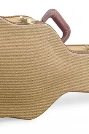 Direct fabricant - Etui Guitare Folk Stagg GCX-W GD Gold Tweed Deluxe