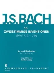 Dépêchez-vous - Bach J.s. Inventions Bwv 722 - 786 Clarinettes