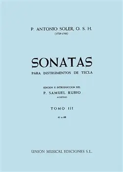 Dernières unités | Soler P.a. Sonatas Vol 3 Piano