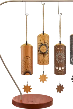 Meinl Sonic Energy Set 4 Chimes Bamboo Avec Support - Satisfait ou remboursé