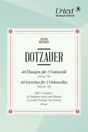 Affaire à saisir - Dotzauer 40 Exercices 2 Violoncelles