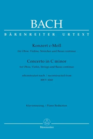 Tendance - Bach J.s. Concerto Bwv 1060 Hautbois, Violon, Piano