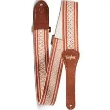 Sangle Taylor 2" Academy Jacquard White/Brown Amber Buckle - Se termine bientôt