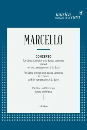 Disponible à la commande | Marcello B. Concerto Ré Mineur Hautbois