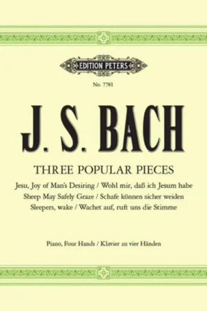 Bach J.S. Popular Pieces Piano 4 Mains | Tout juste arrivé