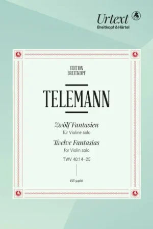 Telemann G.p. 12 Fantaisies Violon Solo - 1 - Nouveau chez nous