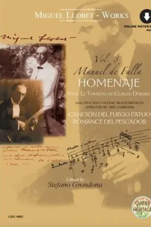 Manuel de Falla: Homenaje Guitare | Réduction spéciale