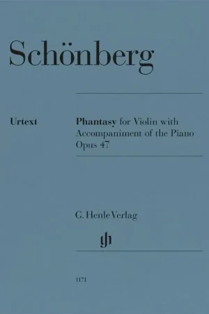 Soldes - Schoenberg A. Fantaisie Op 47 Violon et Piano
