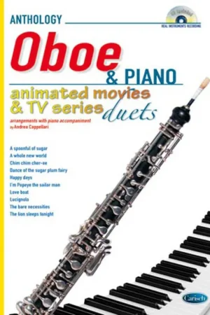 Anthology Animated Movies And TV Duets Movies Hautbois Piano - Bien noté