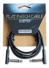 Commandez dès maintenant | Cordon Jack Rockboard Flat Patch Cable Black 1m