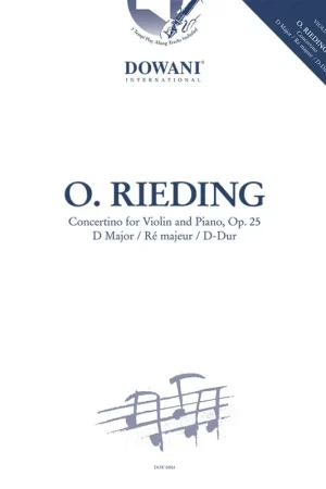 Prêt à expédier - Vivaldi A. Concertino for Violin and Piano Op. 25 in D Major