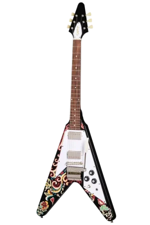 Epiphone Jimi Hendrix Love Drops Flying V Ebony | Achetez maintenant