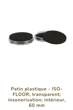 Paiement sécurisé | Patins iso-floor diam 60 a l'unité