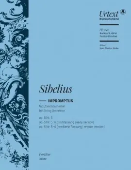 Sibelius J. Impromptus Orchestre à Cordes Conducteur | Dernière chance